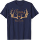 Texas Deer Country Hunting Whitetail T-Shirt - T-Shirt | Navy
