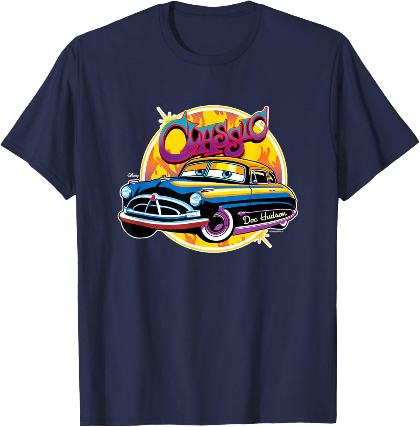 Cars - Classic Doc Hudson T-Shirt - T-Shirt | Navy