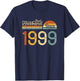 26th wedding anniversary 26 years - Best Husband Since 1999 T-Shirt - T-Shirt | Navy