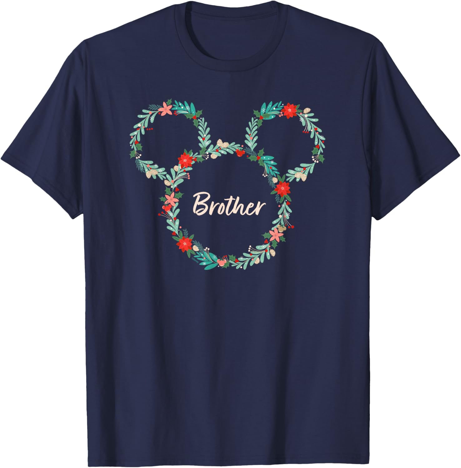 Disney Mickey Mouse Christmas Family Vacation Trip Brother T-Shirt - T-Shirt | Navy