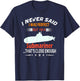 Funny Submarine Ship Submariner Veteran Gifts T-Shirt - T-Shirt | Navy