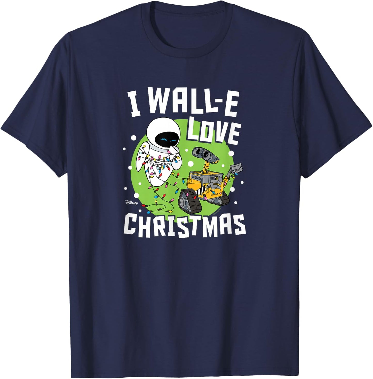 Disney Wall-E - Love Christmas T-Shirt - T-Shirt | Navy