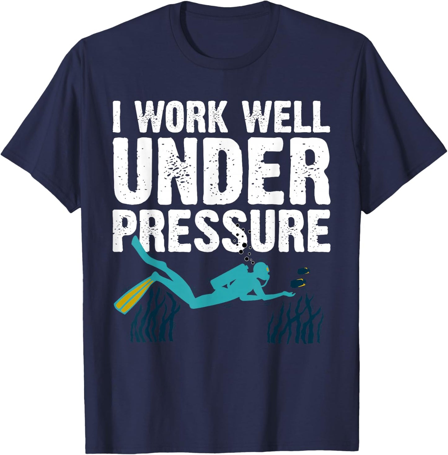 Cool Scuba Diving Women Ocean Scuba Diver Snorkeling T-Shirt - T-Shirt | Navy