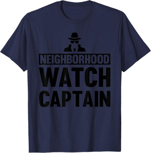 Neighborhood Watch Captain Uniform T-Shirt - T-Shirt | Navy