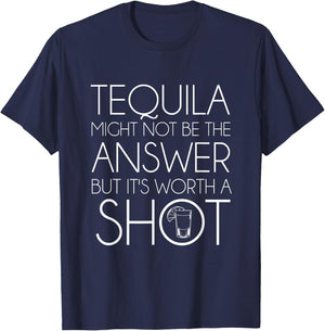Mis Amigos Funny Salt Lime & Tacos Tequila T-Shirt - T-Shirt | Navy
