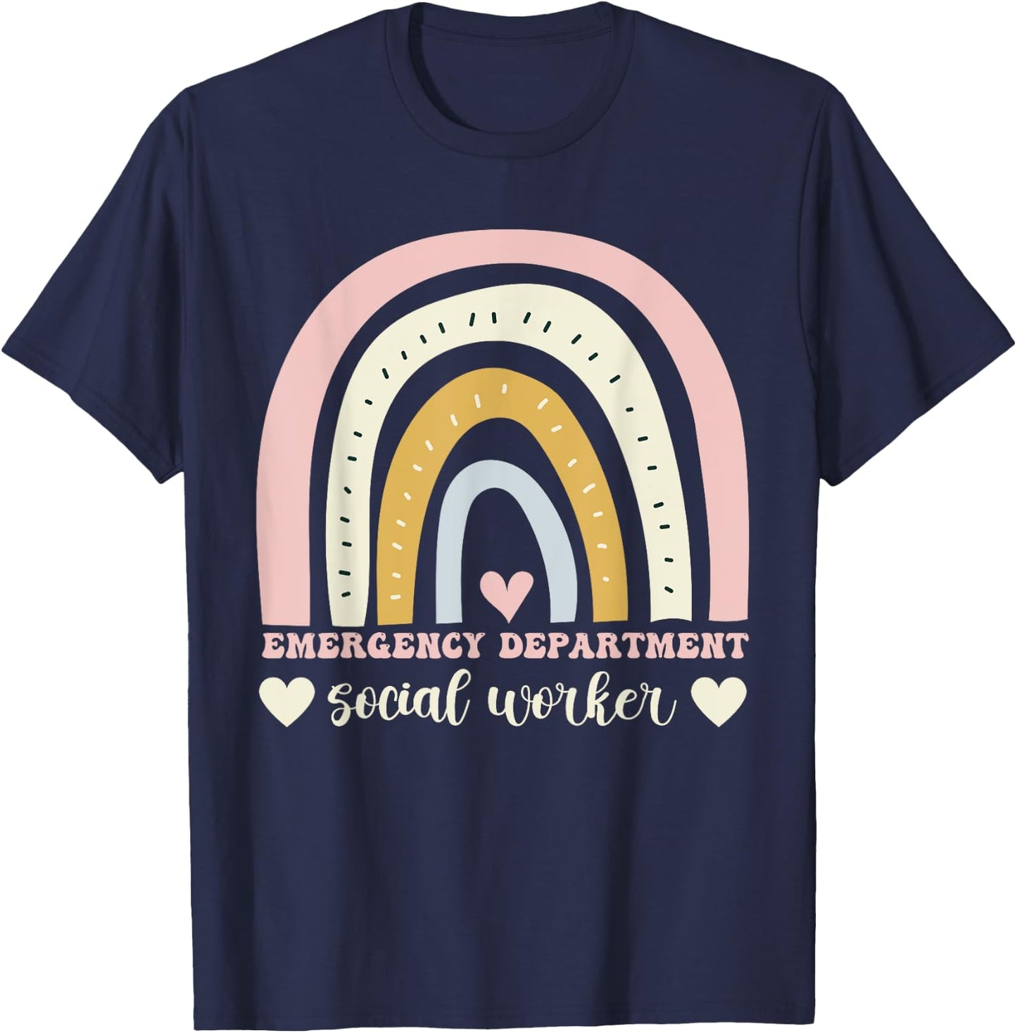 Emergency department social worker T-Shirt - T-Shirt | Navy