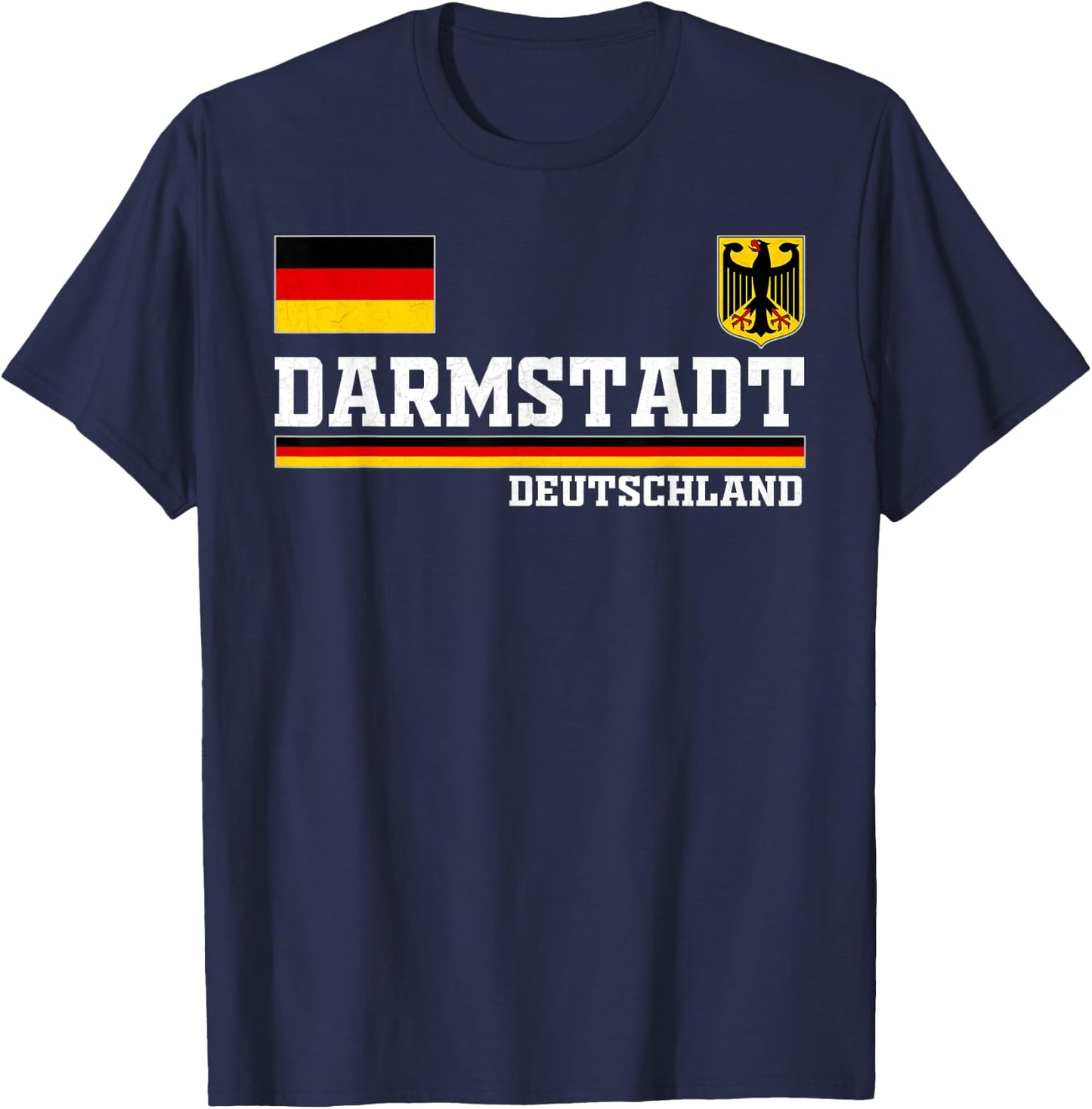 Darmstadt Germany T-Shirt - T-Shirt | Navy