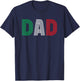 Italy Funny Papa Italian Family Culture Italy Country Dad T-Shirt - T-Shirt | Navy