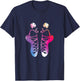 Irish Dance St Patricks Day Reel Girl Irish Step Dance Shoes T-Shirt - T-Shirt | Navy