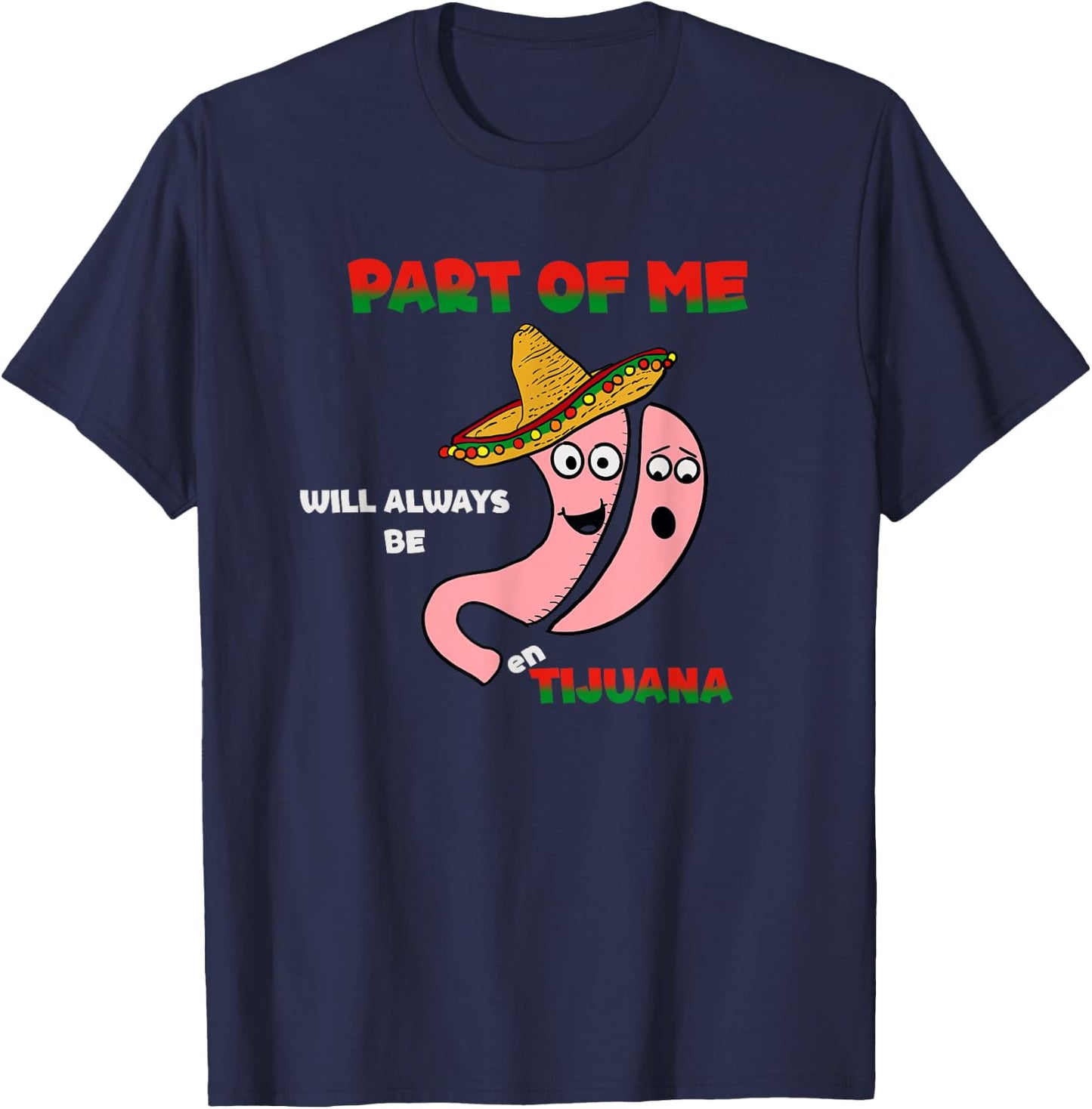 Gastric Sleeve Surgery Tijuana T-Shirt - T-Shirt | Navy