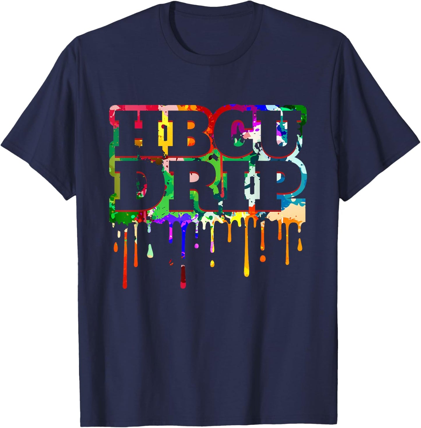 HBCU Black College Graduates Whitley Retro Men T-Shirt - T-Shirt | Navy