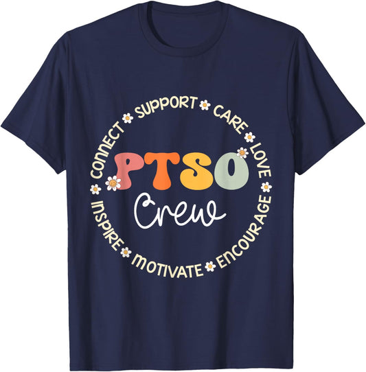 PTSO Crew Appreciation Week Back to School T-Shirt - T-Shirt | Navy