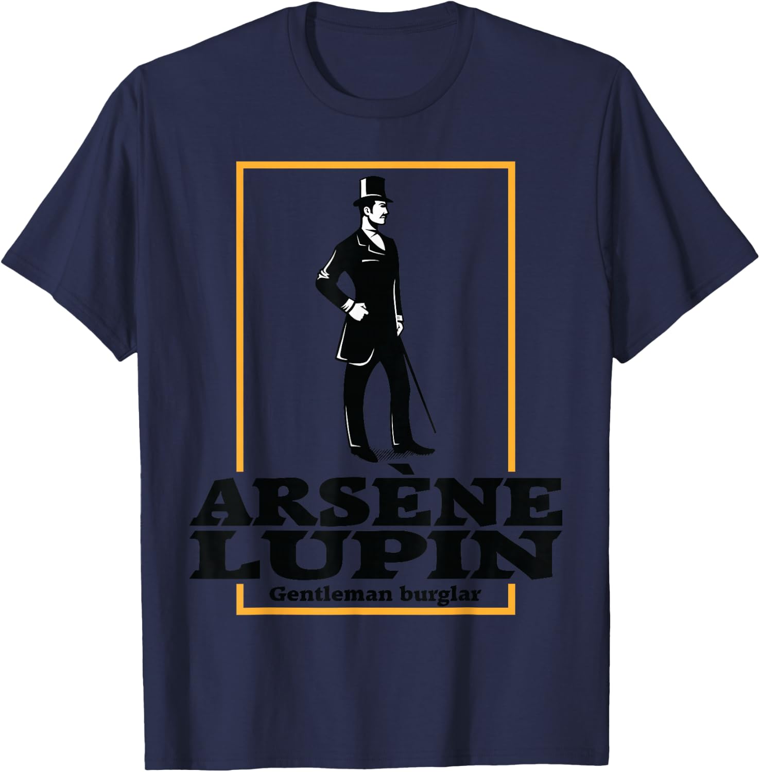 Arsene Lupin Gentleman Burglars Thief Detective Vintage T-Shirt - T-Shirt | Navy