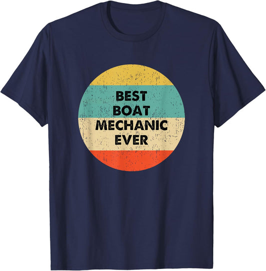 Boat Mechanic T-Shirt - T-Shirt | Navy