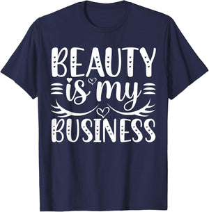 Beauty Is My Business T-Shirt - T-Shirt | Navy