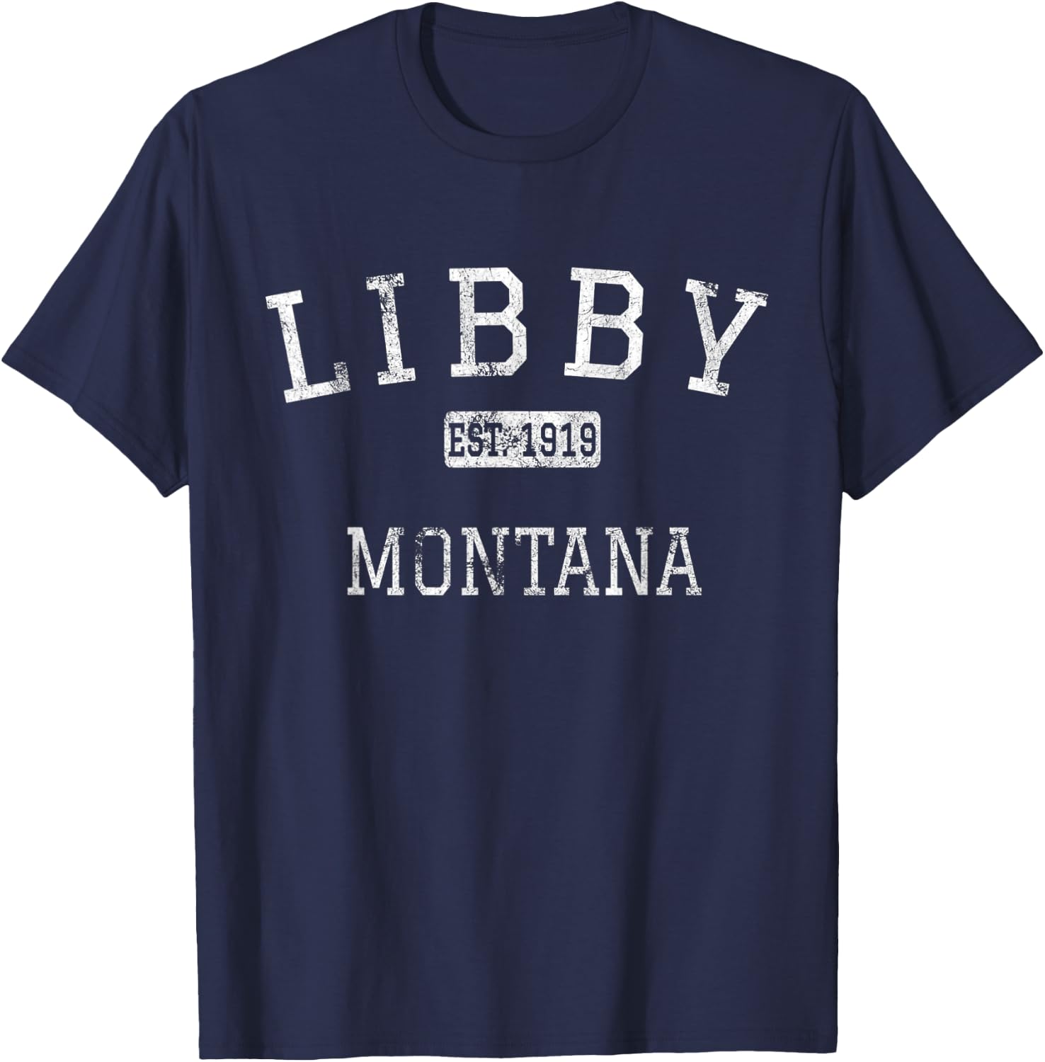 Libby Montana MT Vintage T-Shirt - T-Shirt | Navy