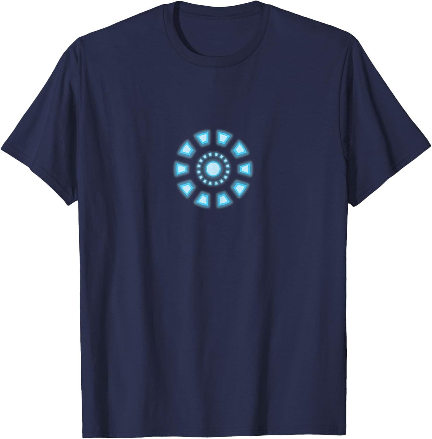 Marvel Studios Iron Man Tony Stark Arc Reactor Classic T-Shirt - T-Shirt | Navy