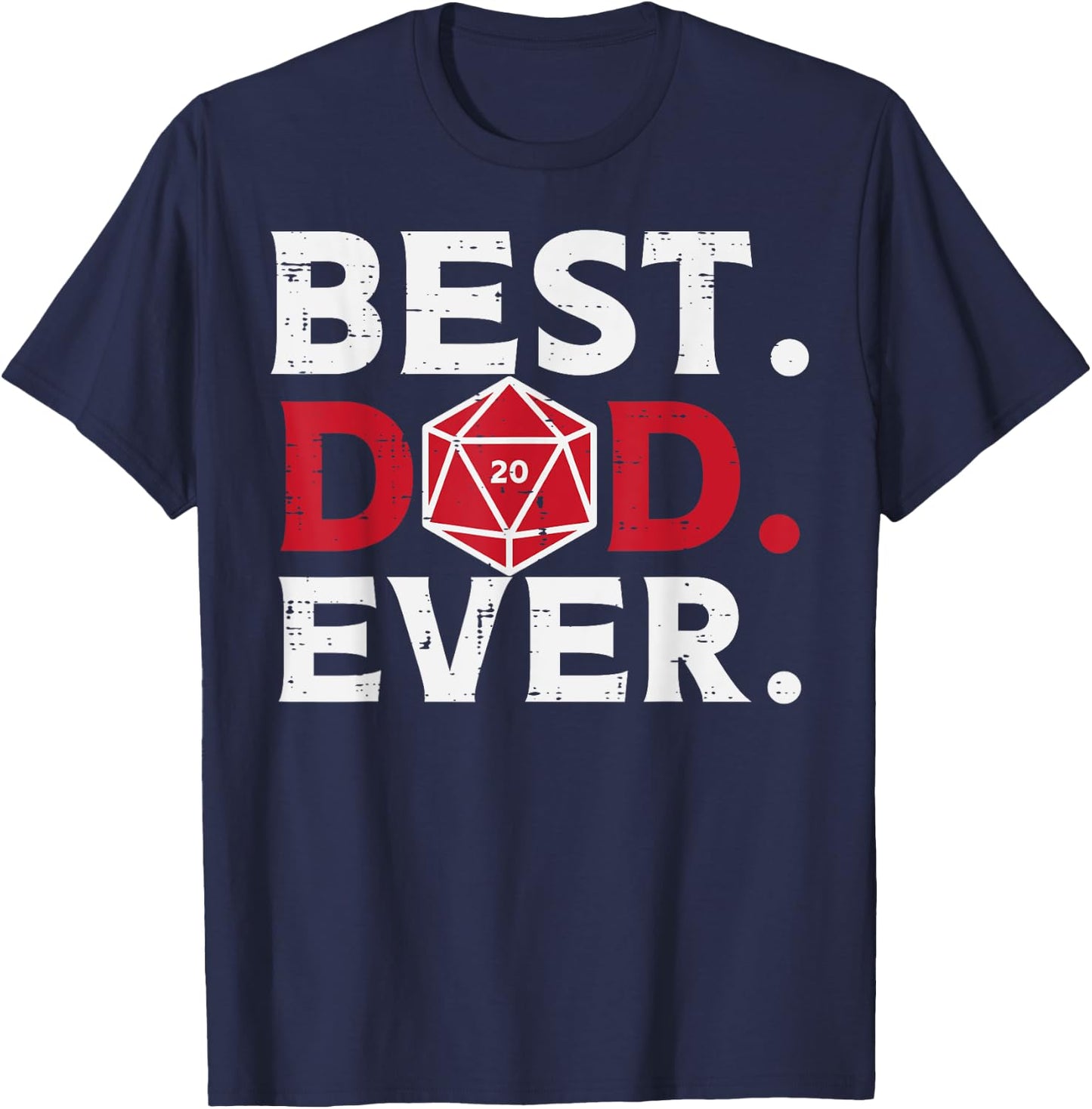 Rpg Best Dad Ever Funny Gamer Daddy Papa Men T-Shirt - T-Shirt | Navy