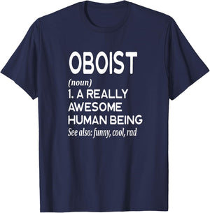 Oboe Player Definition Funny - Oboist T-Shirt - T-Shirt | Navy