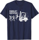 Funny Forklift Certified Forklift Operator Forklift Driver T-Shirt - T-Shirt | Navy