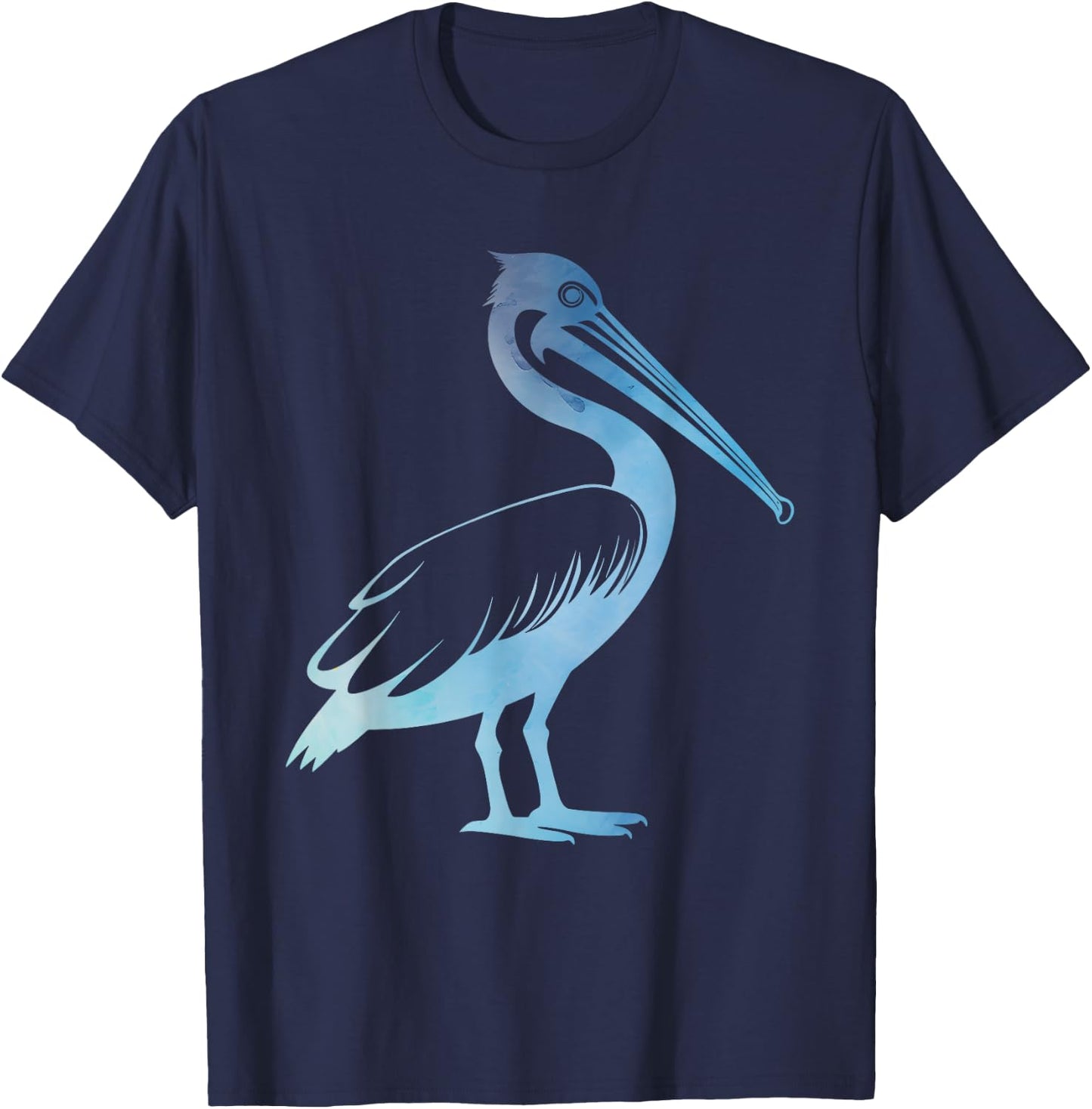 Animals Love Pelicans bird simple minimalist Pelican T-Shirt - T-Shirt | Navy