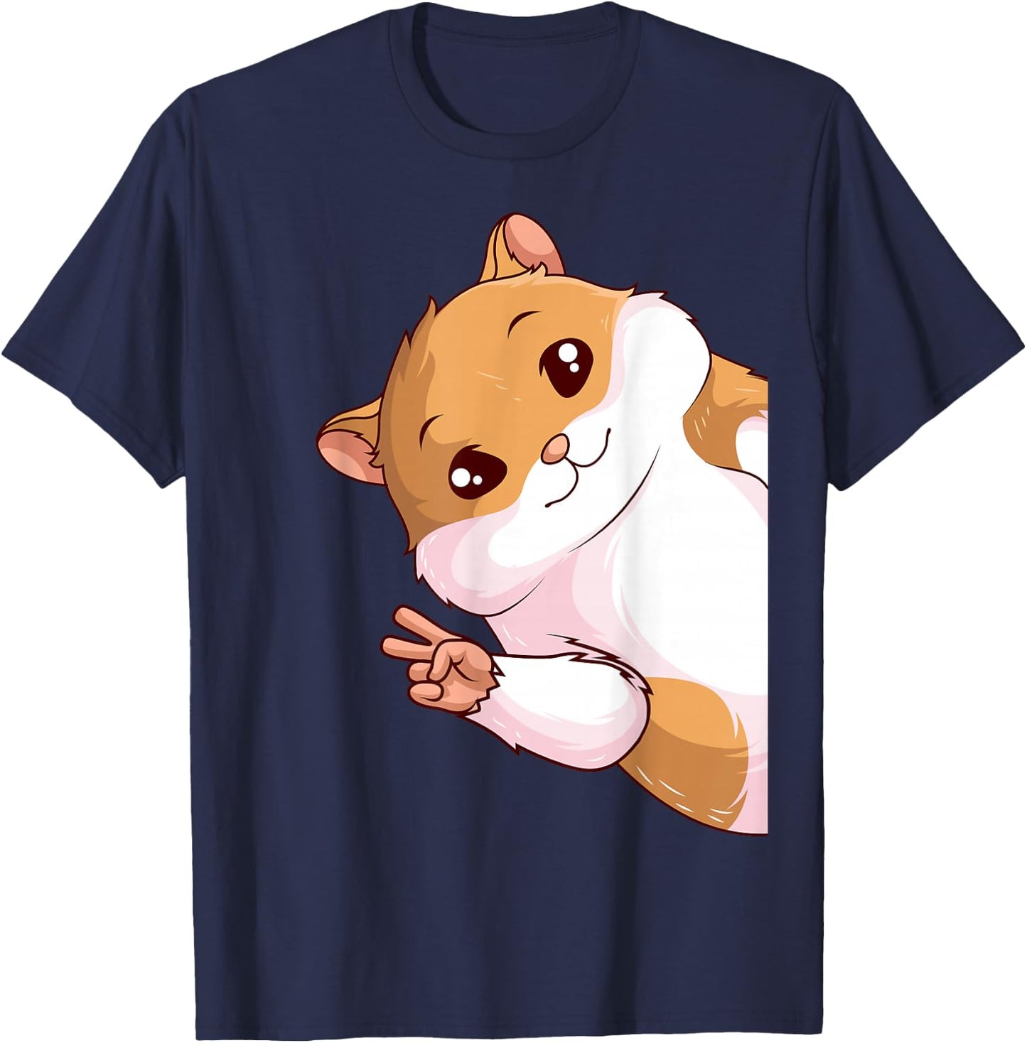 Hamster Children Girls Boys T-Shirt - T-Shirt | Navy