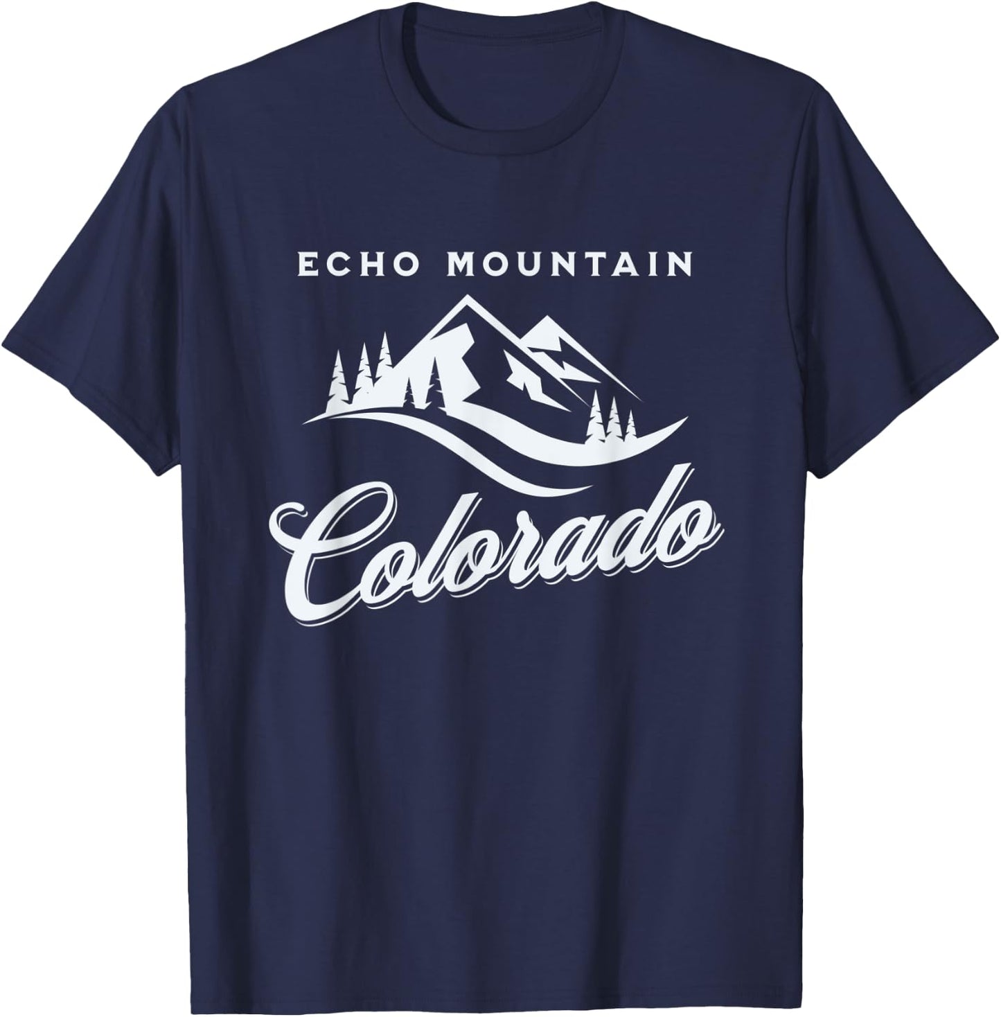 Echo Mountain Colorado T-Shirt - T-Shirt | Navy