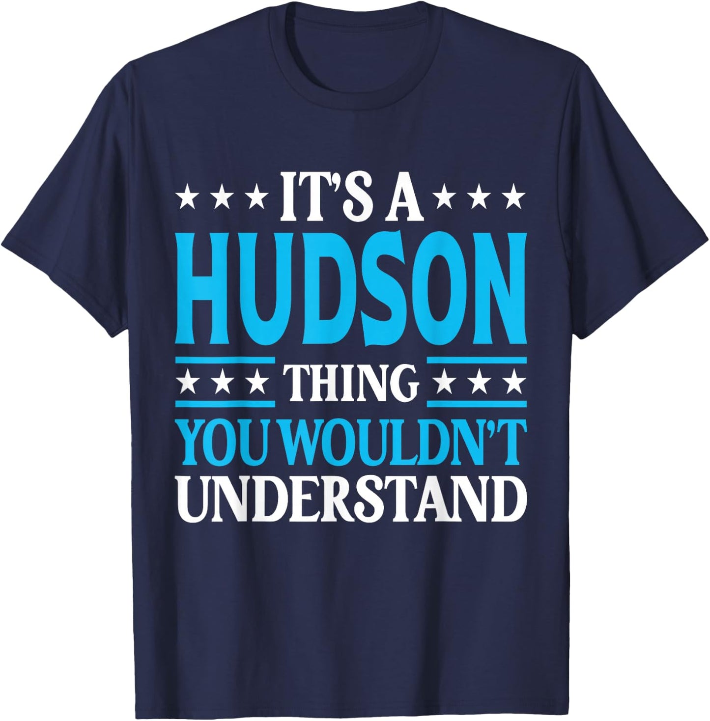 Hudson Thing Personal Name T-Shirt - T-Shirt | Navy