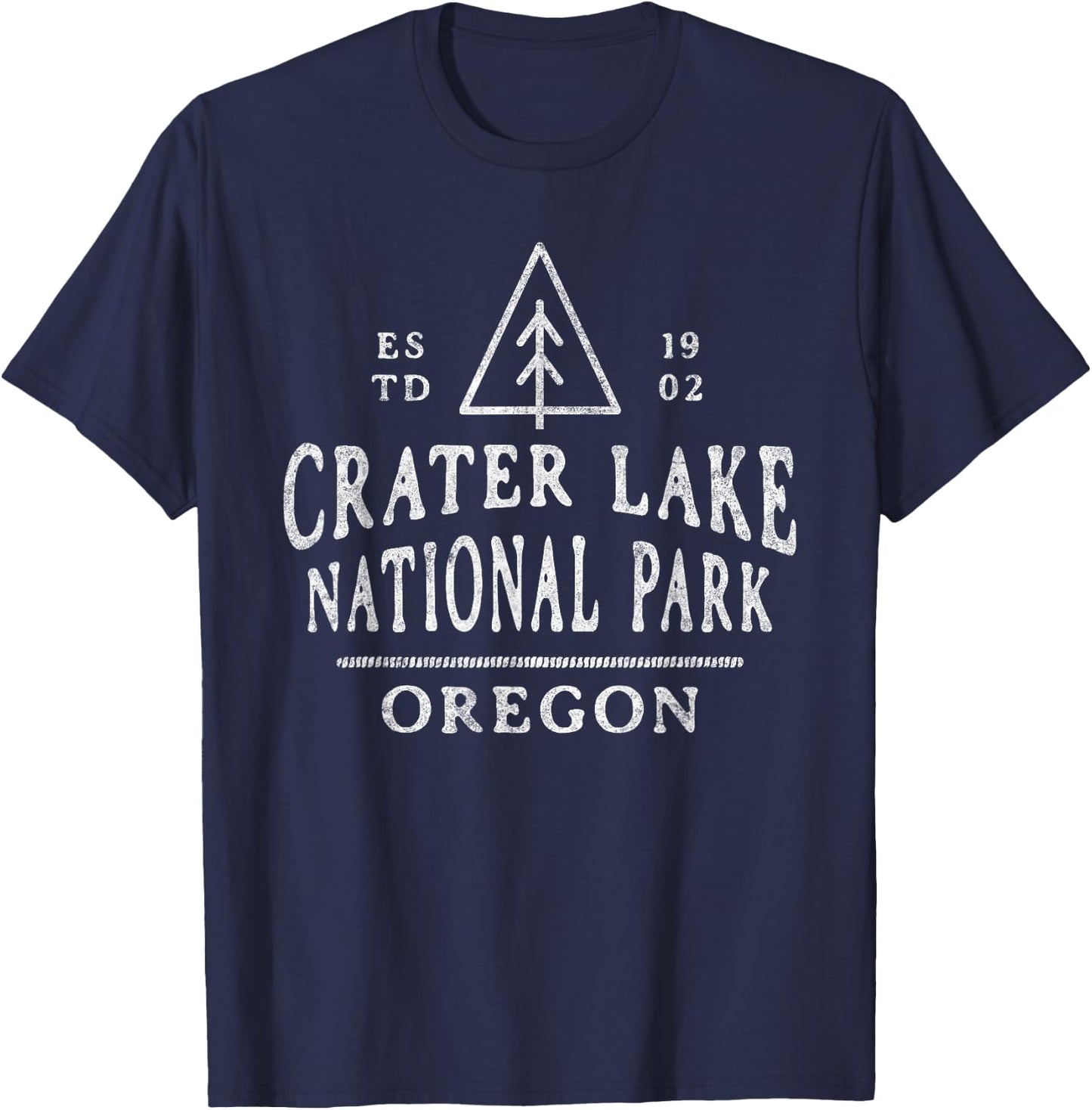 Crater Lake National Park T-Shirt - T-Shirt | Navy