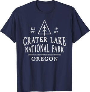 Crater Lake National Park T-Shirt - T-Shirt | Navy