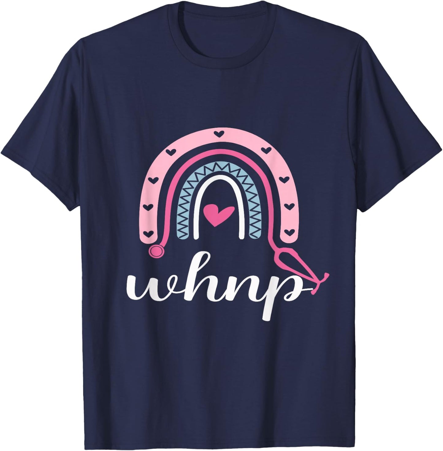 Rainbow Women's Health Nurse Practitioner whnp T-Shirt - T-Shirt | Navy