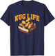 Nug Life - Funny Chicken Nuggets Lover Pun T-Shirt - T-Shirt | Navy