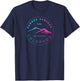 Pagosa Springs Colorado Mountain Town - Elevated Retro T-Shirt - T-Shirt | Navy