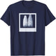Strange and Unusual Ghost Photo Funny Horror Movie T-Shirt - T-Shirt | Navy