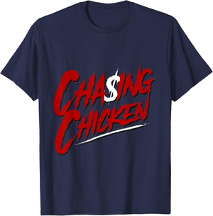 Chasing Chicken, Rap shirts, Get Money Chasing Chicken retro T-Shirt - T-Shirt | Navy