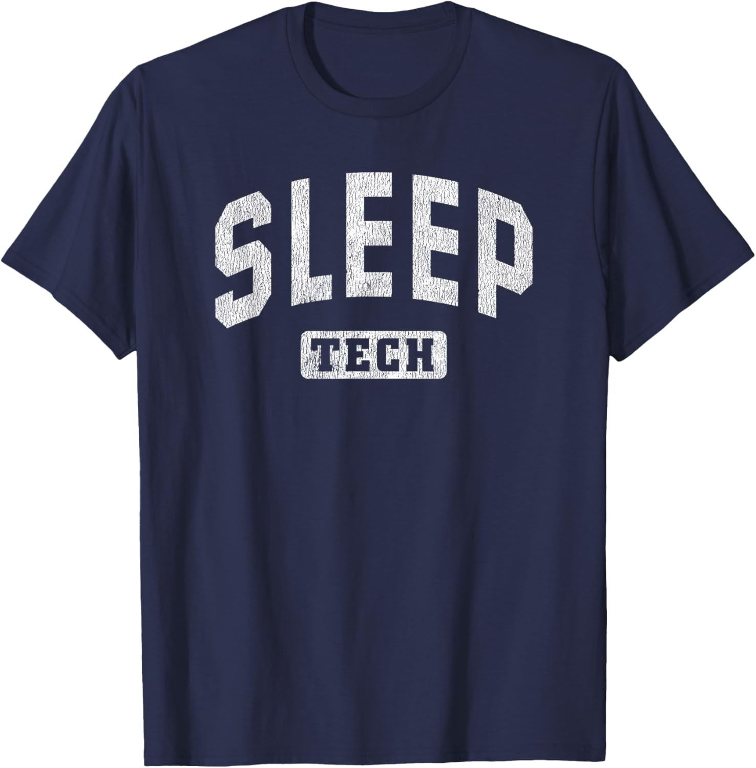 Sleep Technologist Polysomnography Sleep Tech T-Shirt - T-Shirt | Navy