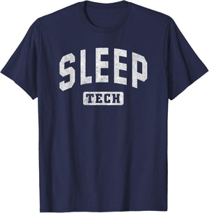 Sleep Technologist Polysomnography Sleep Tech T-Shirt - T-Shirt | Navy