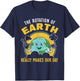 The Rotation Of Earth Really Makes Our Day Science Teacher T-Shirt - T-Shirt | Navy