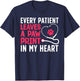 Funny Veterinarian Art Women Pet Veterinary Lovers T-Shirt - T-Shirt | Navy