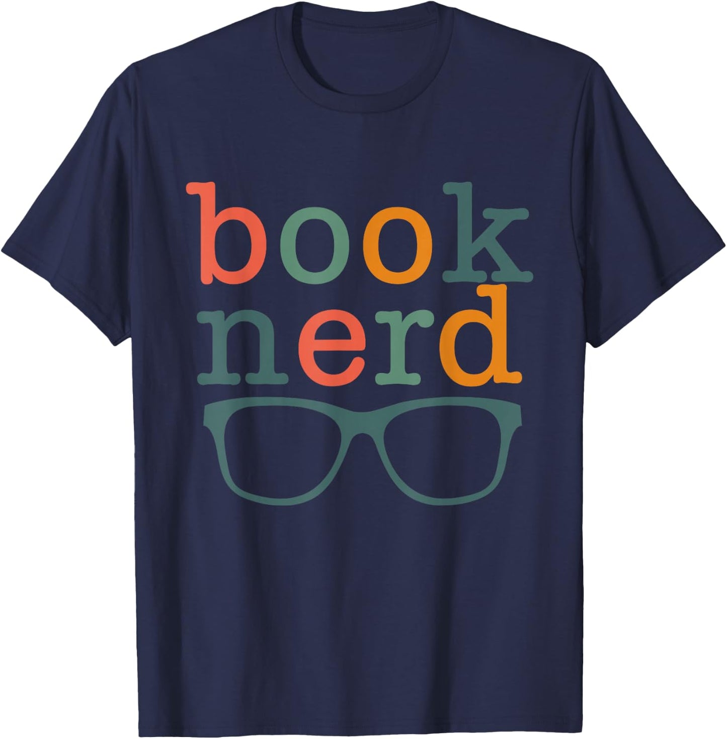 Funny Book Nerd - Cute Bookworm & Library Gift T-Shirt - T-Shirt | Navy