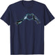 AI Hands Heart Shape T-Shirt - T-Shirt | Navy