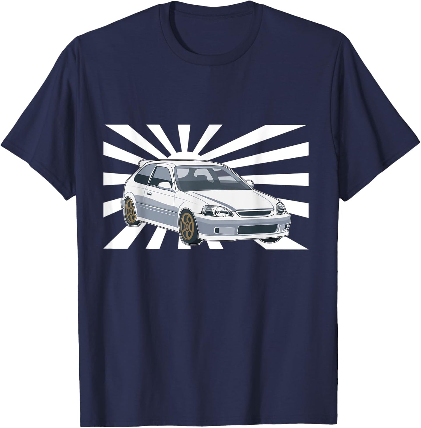 JDM Japan Motorsport tuning car 90s T-Shirt - T-Shirt | Navy