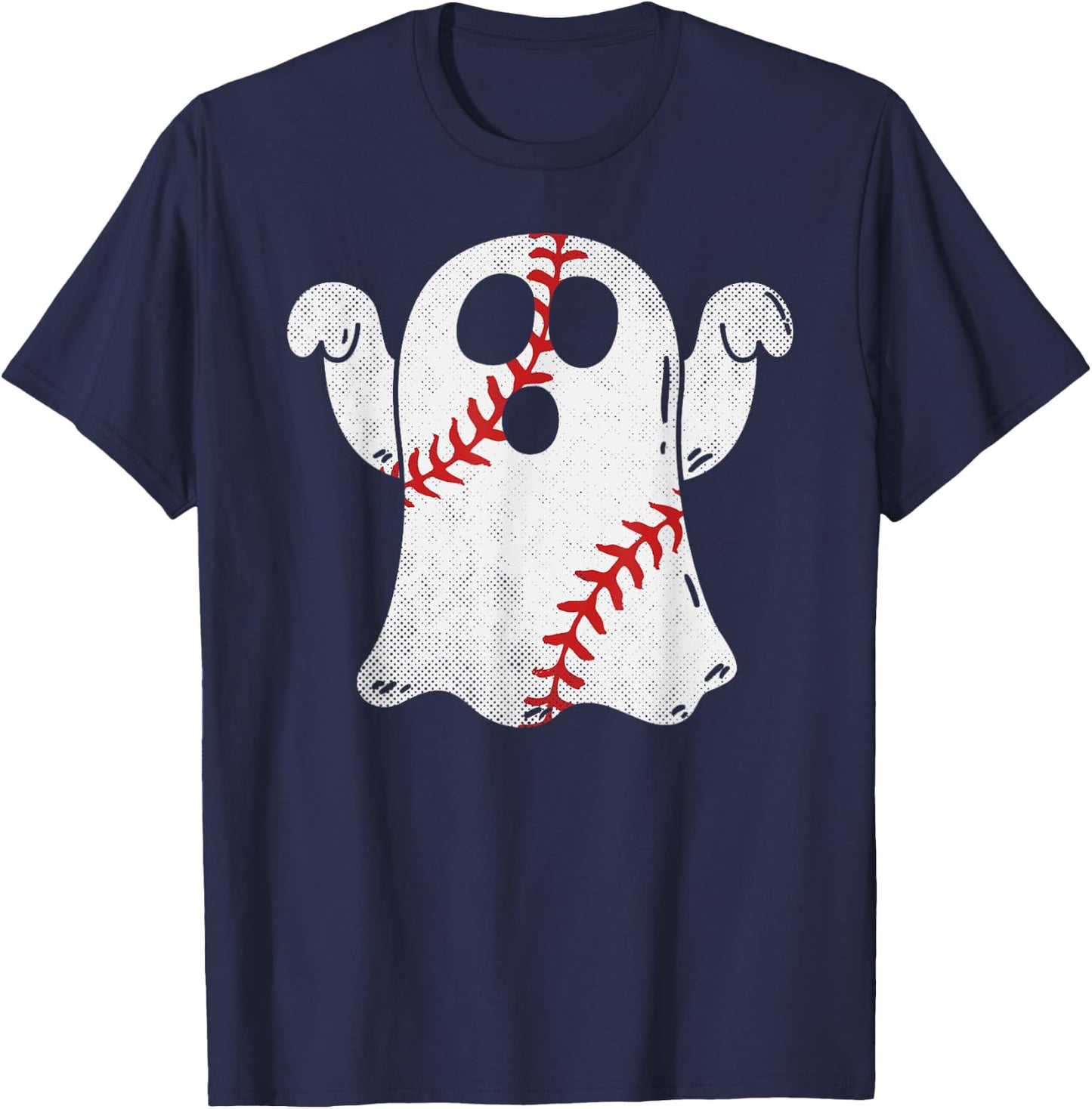 Baseball Ghost Baseball Lover Halloween Costume T-Shirt - T-Shirt | Navy