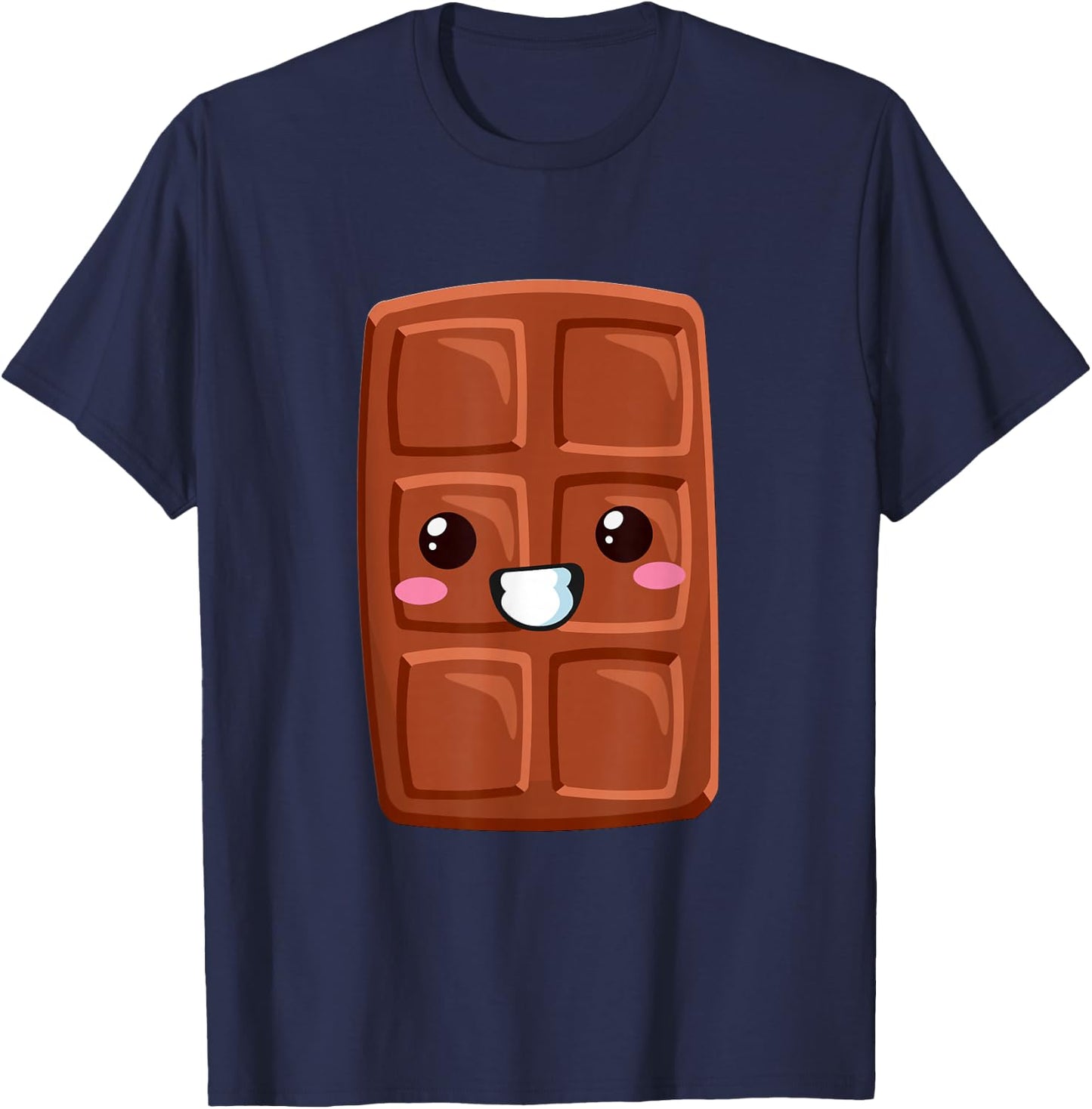 Kawaii Halloween Group Costume Party S'Mores Chocolate Bar T-Shirt - T-Shirt | Navy