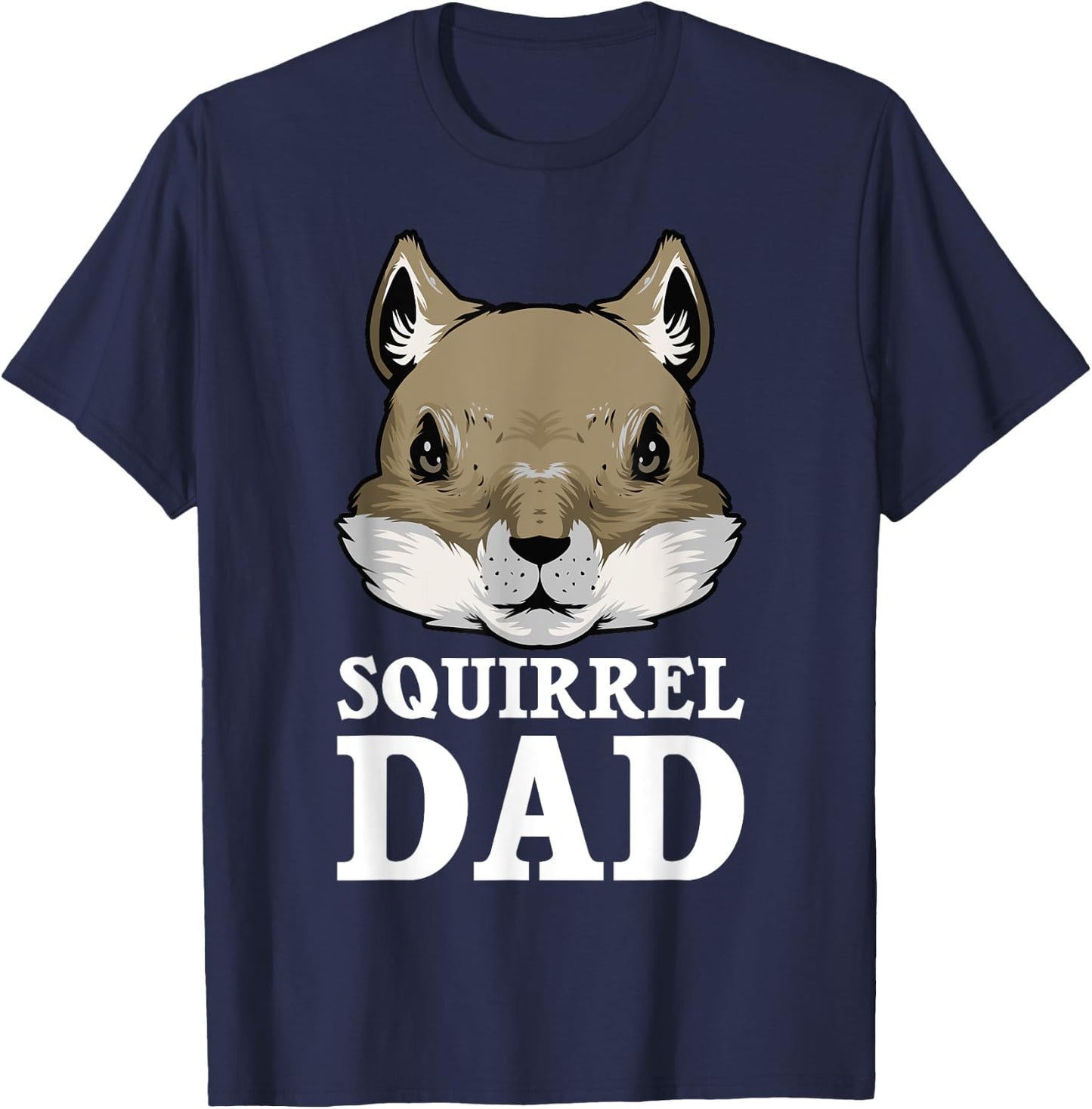 Funny Squirrel Dad Rodent Gopher Chipmunk Lover Daddy Men T-Shirt - T-Shirt | Navy