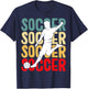Soccer Boys Men Kids T-Shirt - T-Shirt | Navy