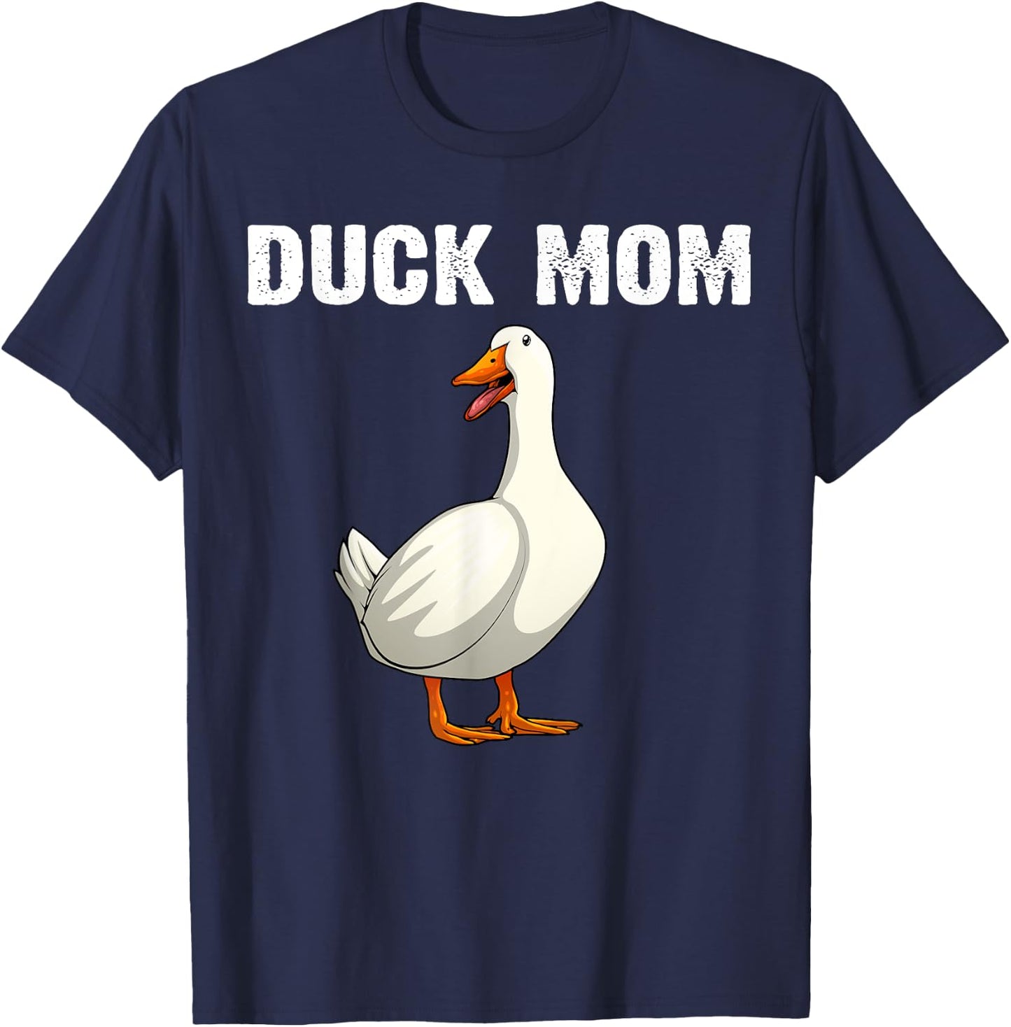 Cool Duck Mom Mother Mama Farm Animal Lover Ducks T-Shirt - T-Shirt | Navy