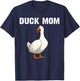 Cool Duck Mom Mother Mama Farm Animal Lover Ducks T-Shirt - T-Shirt | Navy
