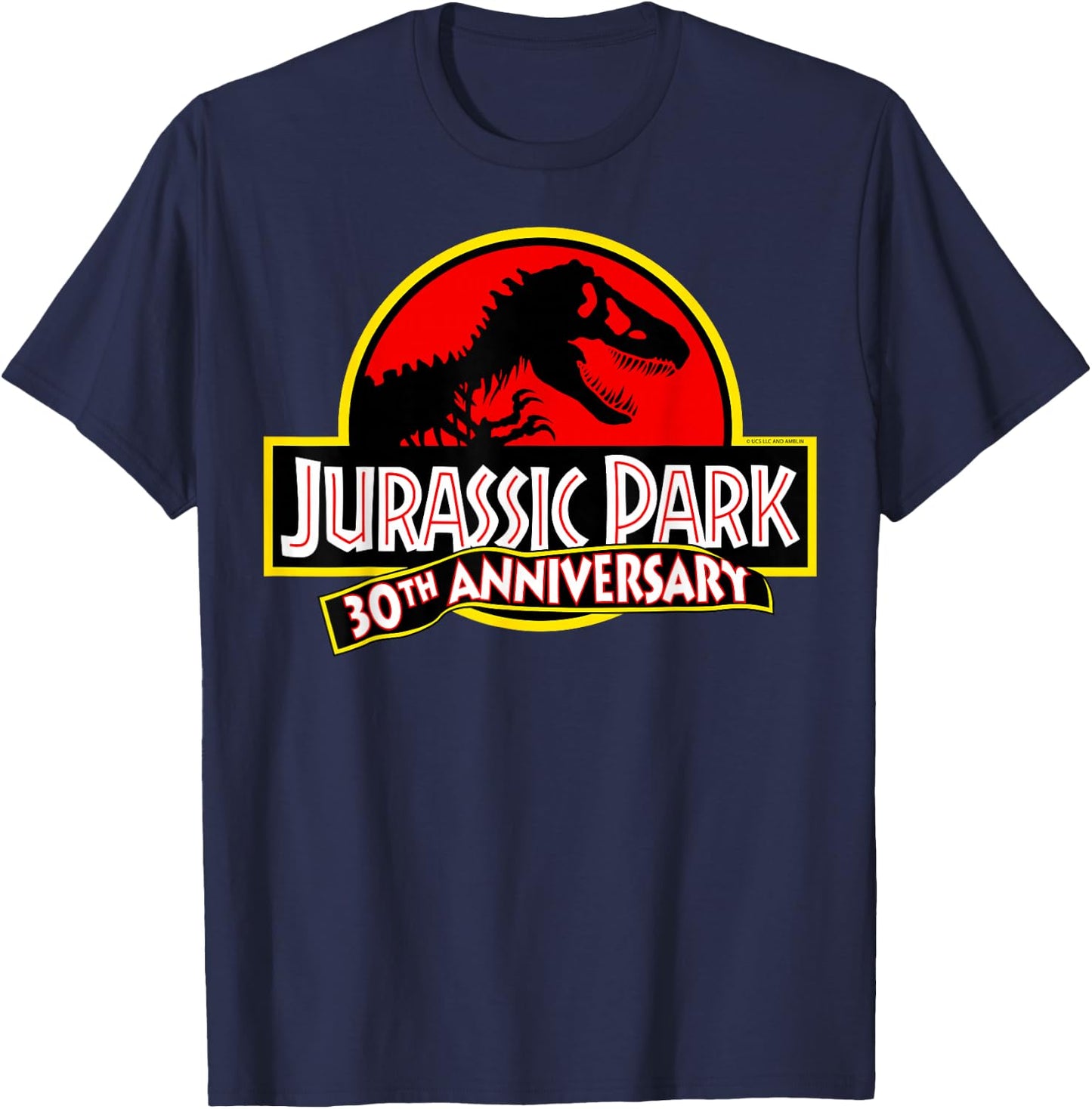 Jurassic Park 30th Anniversary T-Shirt - T-Shirt | Navy