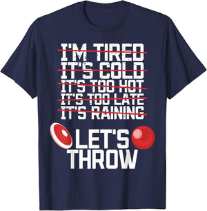 Let's Throw Shot Put Discus Throw Track And Field Athlete T-Shirt - T-Shirt | Navy